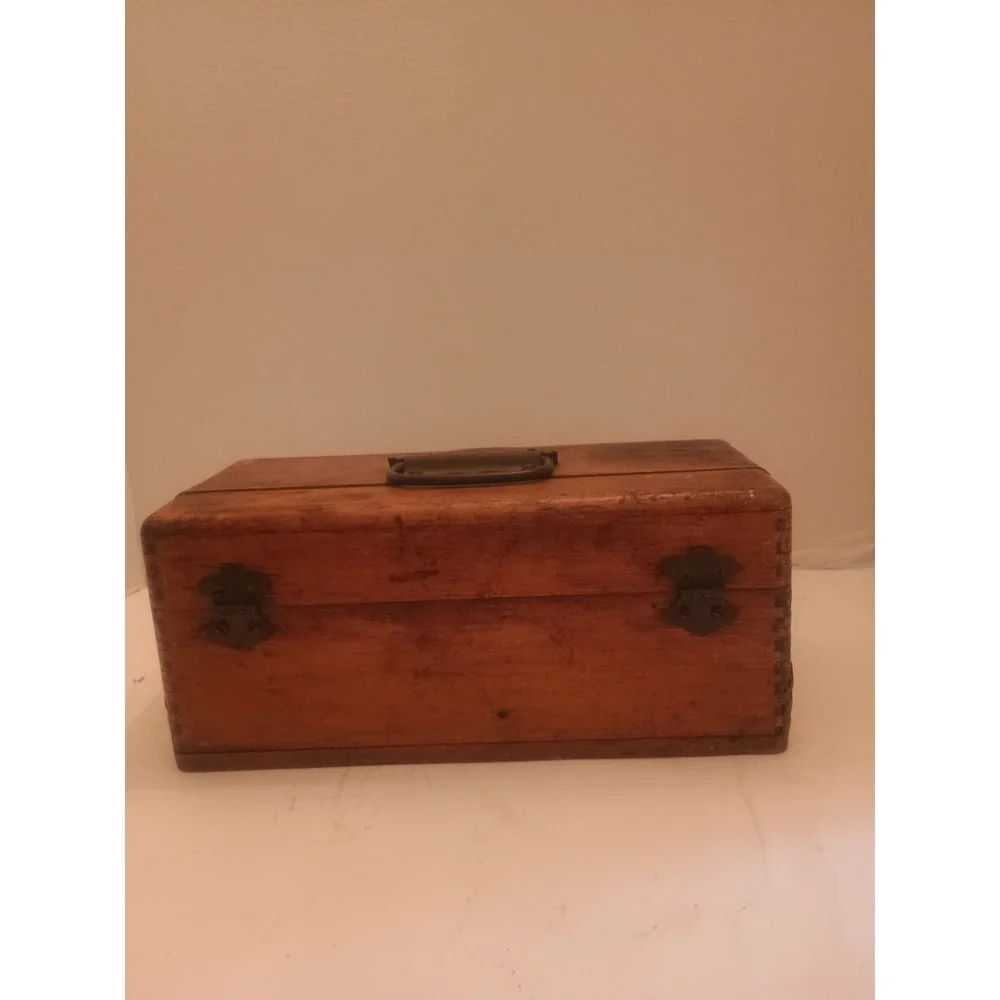 Vintage Transit Level Service Blue Print Co.& Wooden Handle